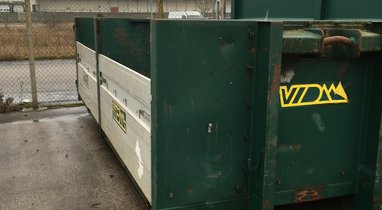 Rental dumpster Ampliroll 10 cubic metres